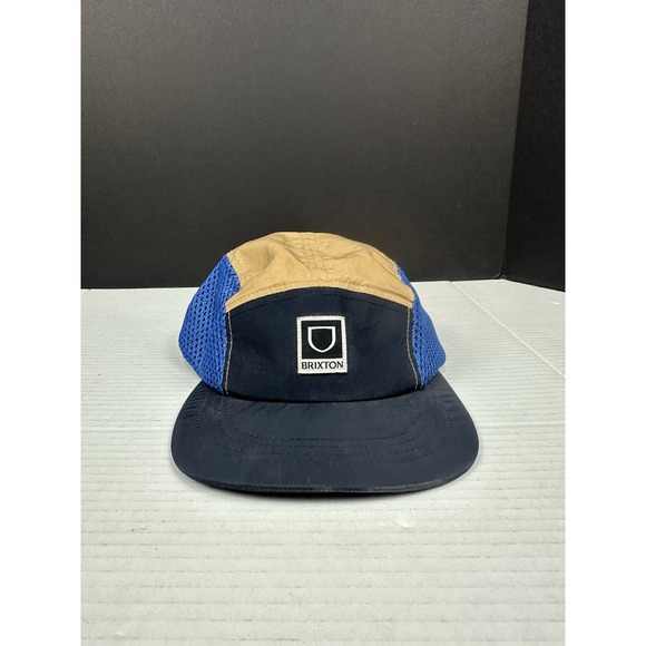 Brixton 5 Panel Hat Multicolor Strapback Hat Cap Low Profile Skate - Picture 2 of 5